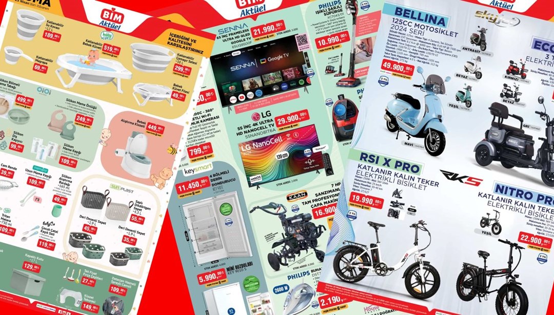 BİM Market 25 Nisan aktüel kataloğu Bugün Satışta: Teknoloji Ürünleri, Elektrikli Süpürge ve Airfryer Raflarda