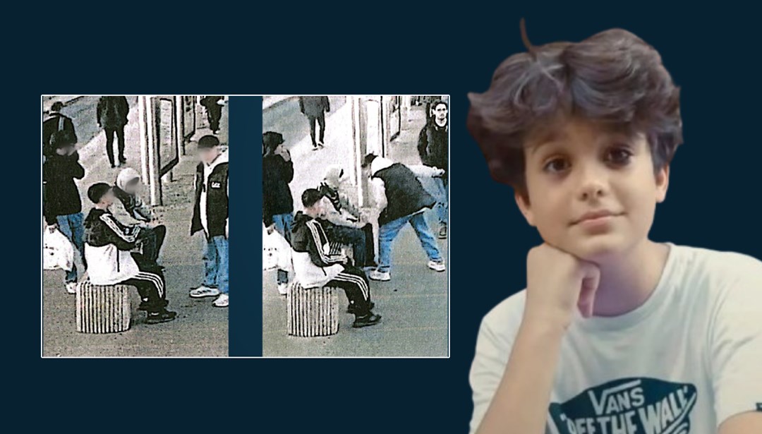 Görüntüde Mattia Ahmet Minguzzi'nin cinayeti nasıl işlediğini gülerek anlatması yer alıyor.